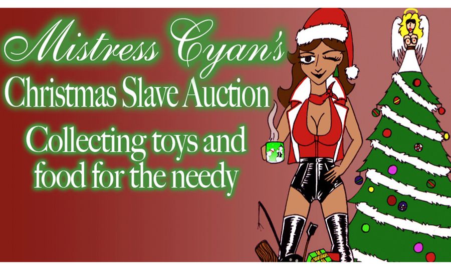 Mistress Cyan Hosting Annual ‘Slave Auction,’ Toy and Food Drive