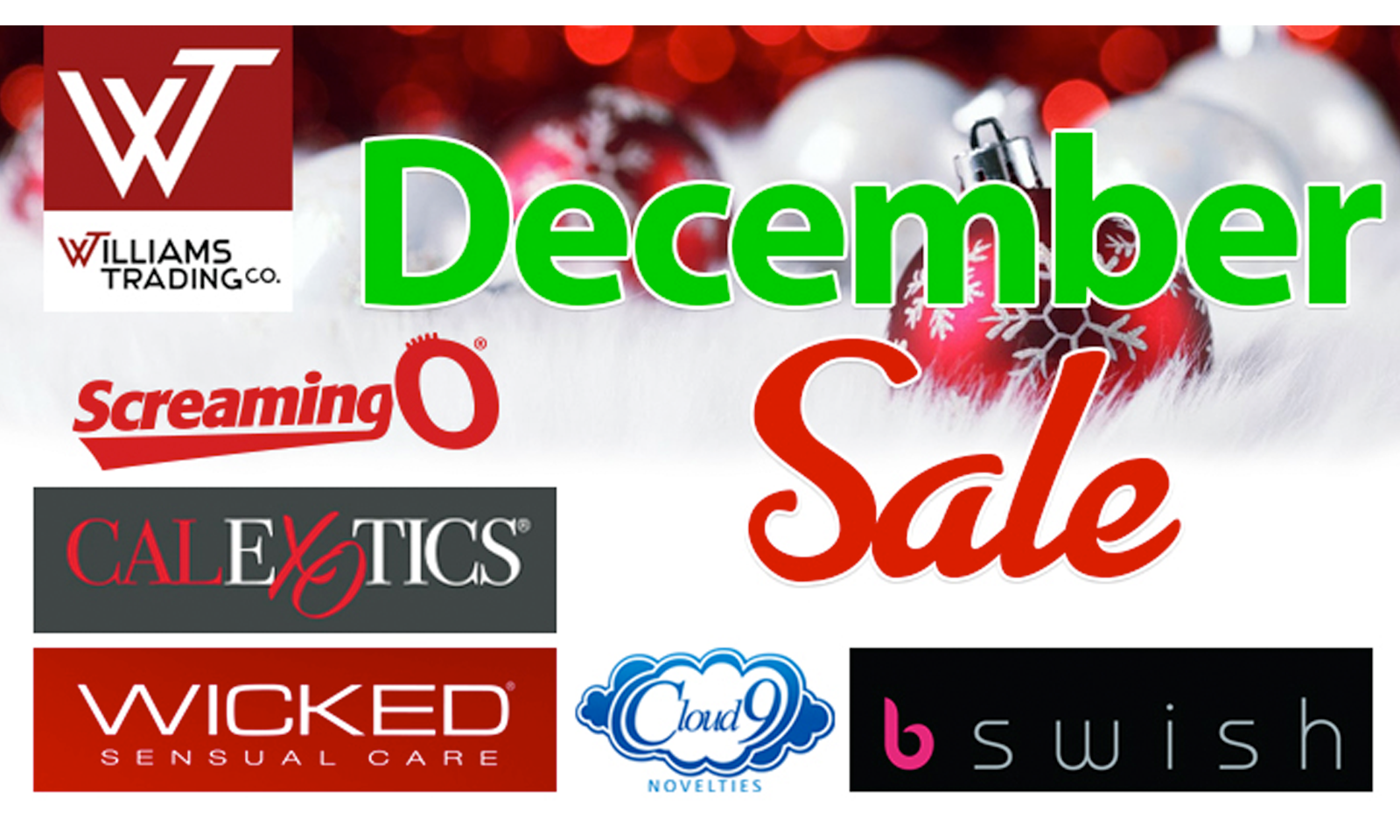 December Holiday Sales On At Williams Trading Co.