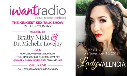 Findom Beauty Lady Valencia Guests On iWantRadio Today