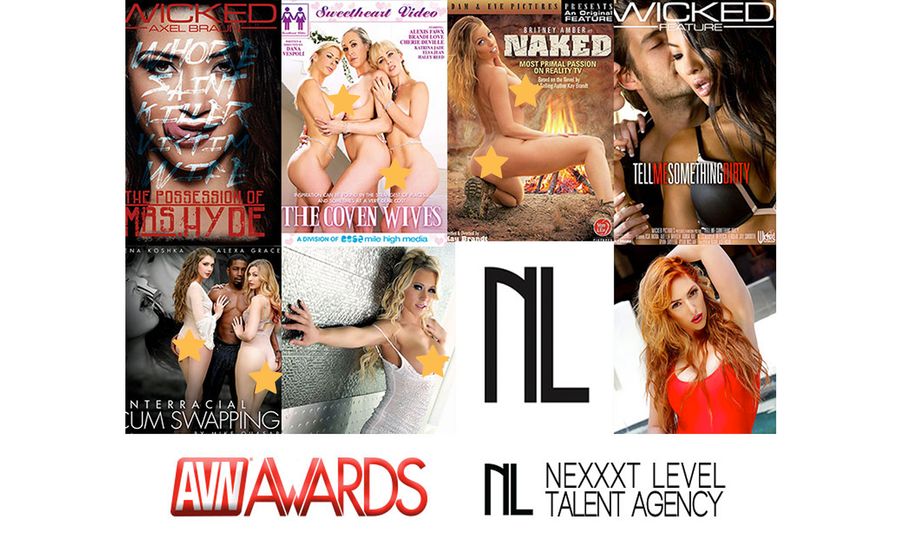 Nexxxt Level Clients Earn Numerous Noms for 2019 AVN Awards