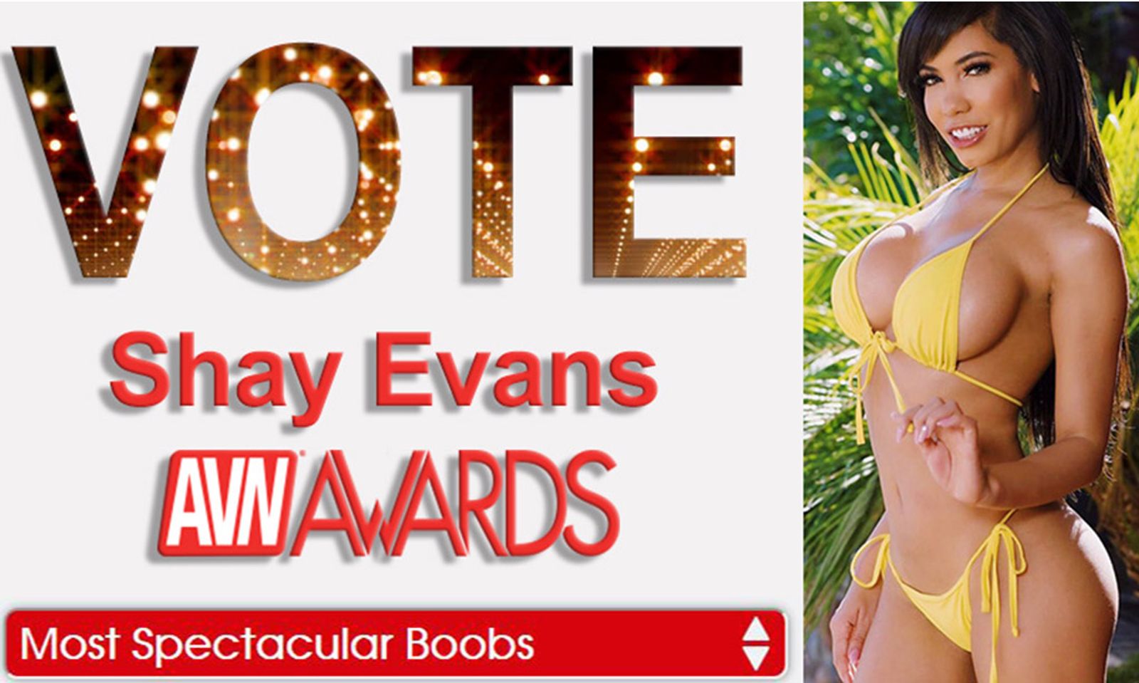 Busty Shay Evans Nommed for 2019 AVN Fan Awards