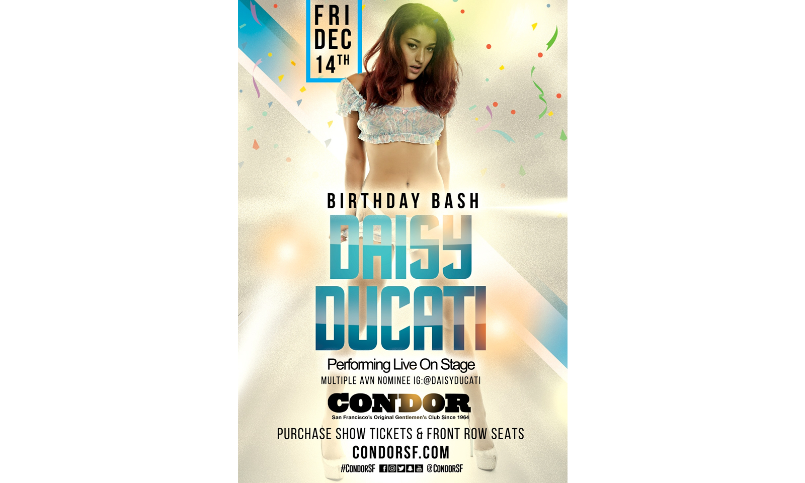 Daisy Ducati Celebrating Her Birthday At Condor SF