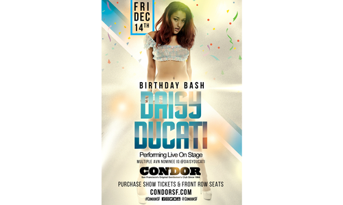 Daisy Ducati Celebrating Her Birthday At Condor SF