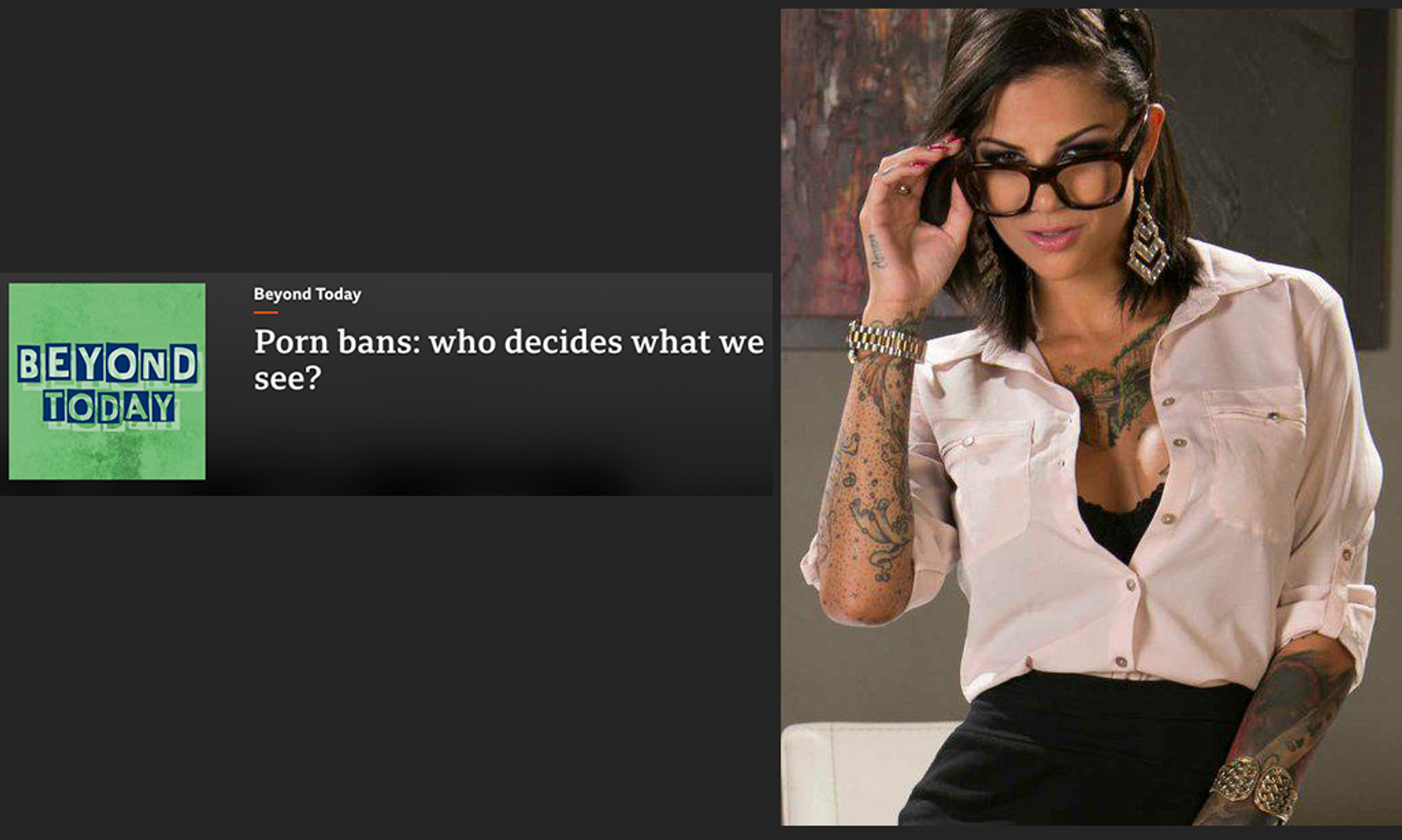 Bonnie Rotten Talks to the BBC About Internet Censorship