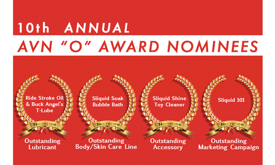 Sliquid Earns 5 Noms for 10th Annual AVN ‘O’ Awards