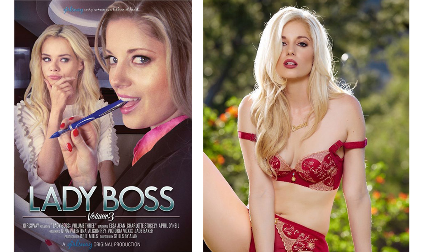 Charlotte Stokely Nabs Cover Of Girlsway's 'Lady Boss 3'