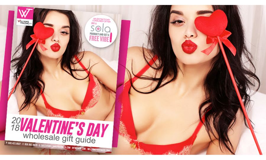 Williams Trading Debuts 2018 Valentine’s Day Wholesale Gift Guide