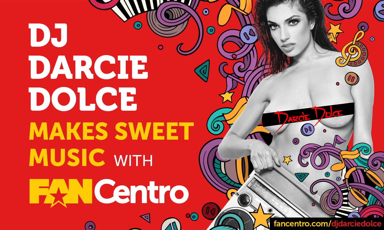 DJ Darcie Dolce Makes Sweet Music with FanCentro