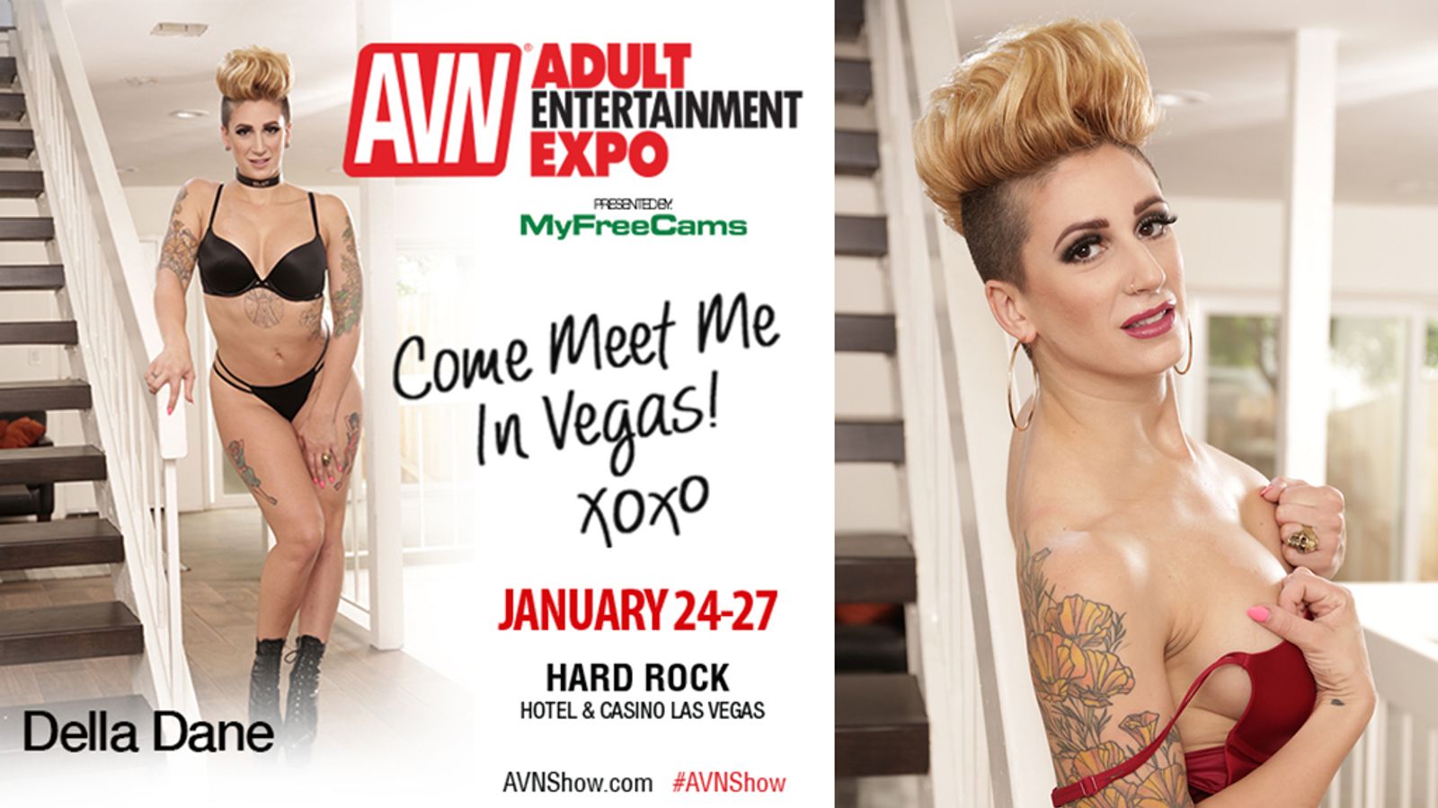 Newcomer Della Dane Set for Very First AEE and AVN Awards