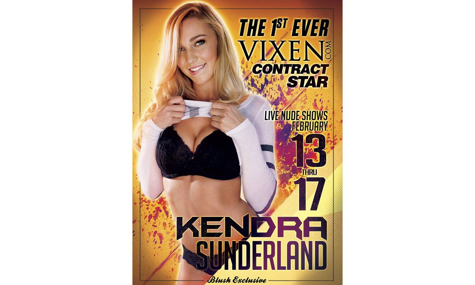Kendra Sunderland Dancing ar at Pittsburgh's Blush Exotic