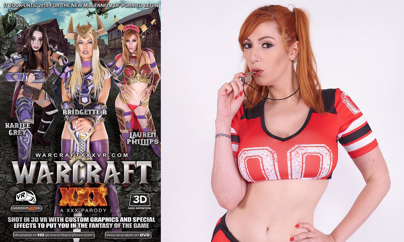 See Lauren Phillips In 3D VR In ‘Warcraft: A XXX Parody’