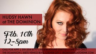 Hudsy Hawn Will Be Special Guest Mistress at Dominion On Saturday