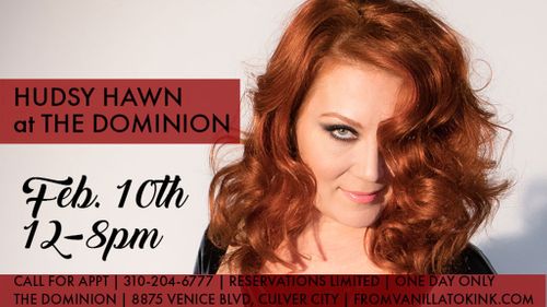 Hudsy Hawn Will Be Special Guest Mistress at Dominion On Saturday