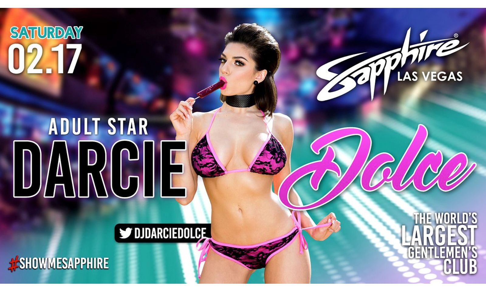 Darcie Dolce Featuring at Sapphire in Las Vegas on Saturday