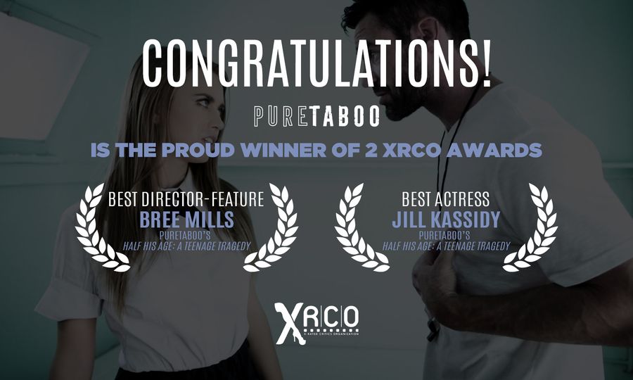 Bree Mills, Jill Kassidy Win XRCO Awards for Pure Taboo Work