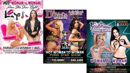 Nikki Delano Featuring at 3 Gentlemen’s Clubs in Puerto Rico