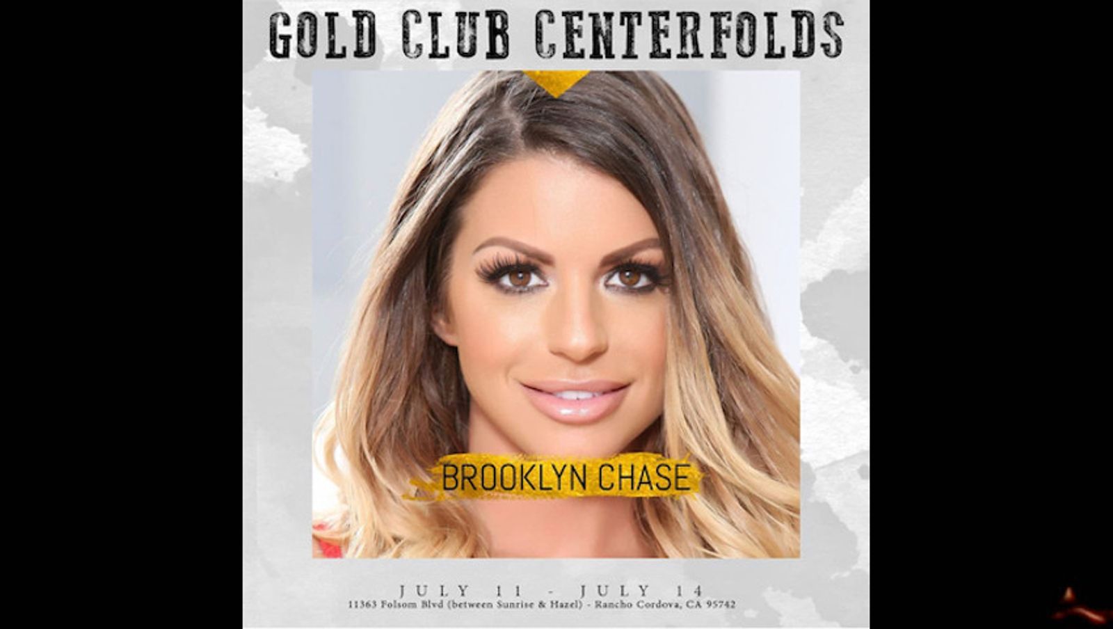 Brooklyn Chase to Feature at Gold Club Centerfolds