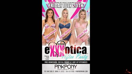 Tiffany Watson, Dakota Skye, Alexis Monroe to Host Exxxotica Bash