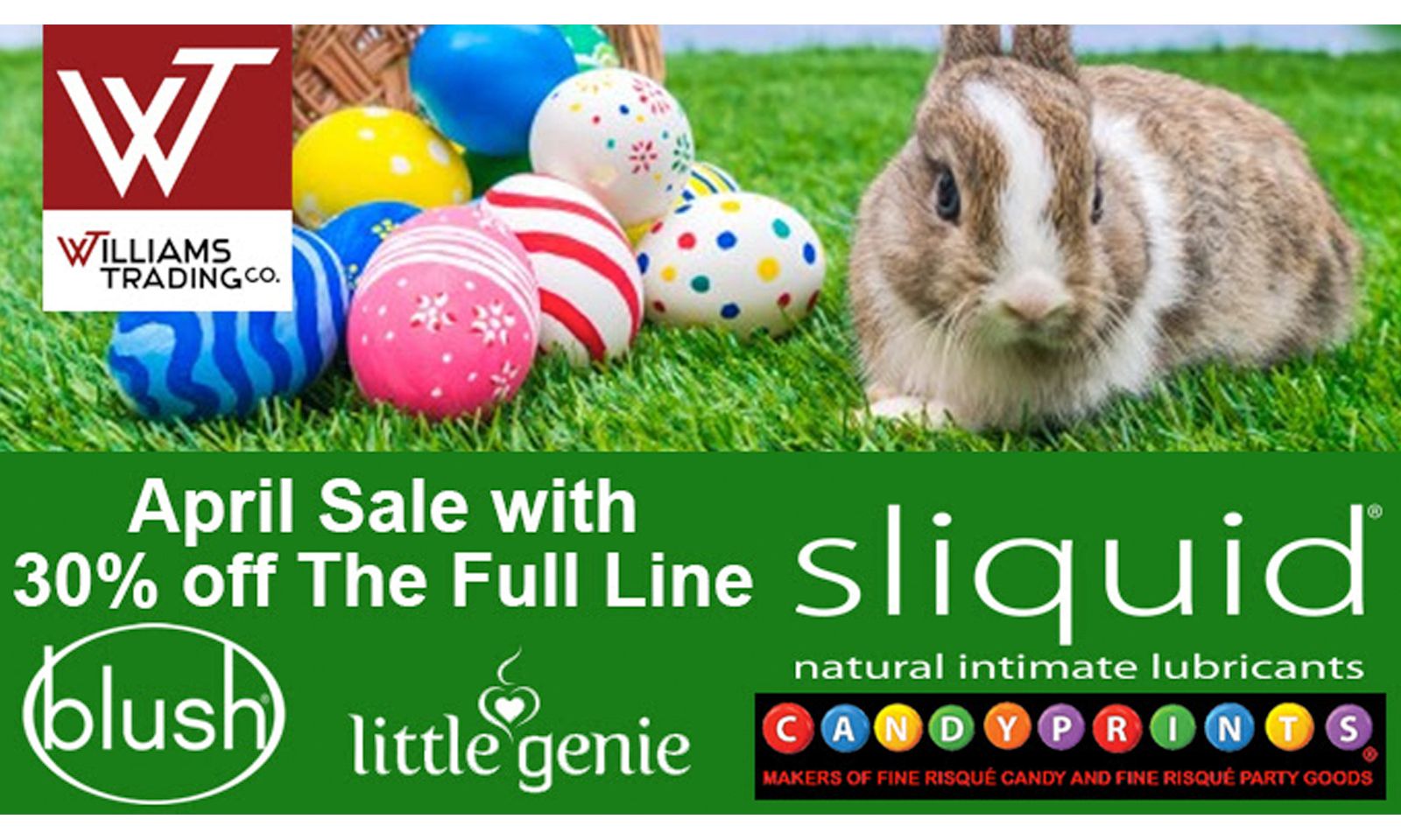 Williams Trading’s April Sale Features Little Genie, Sliquid, Mor