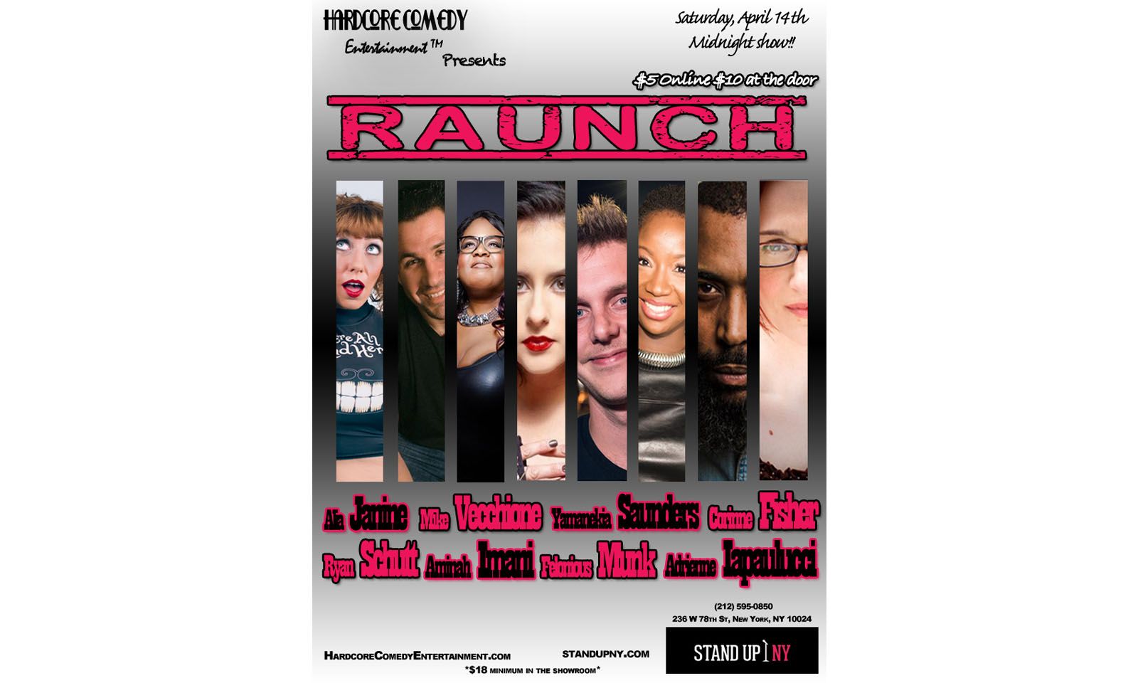 Raunch Comedy Showcase From Alia Janine Debuting in NY