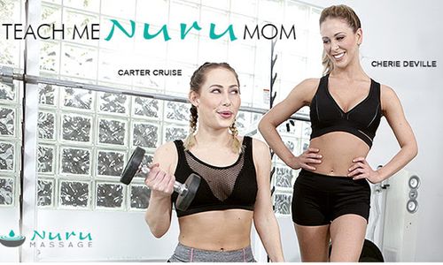 Carter Cruise Kneads a Good Rubdown in 'Teach Me Nuru Mom'