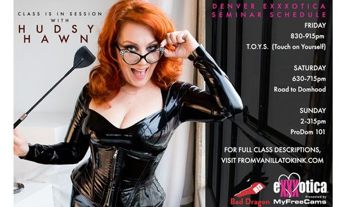 Hudsy Hawn Set to Appear, Teach at Exxxotica Denver