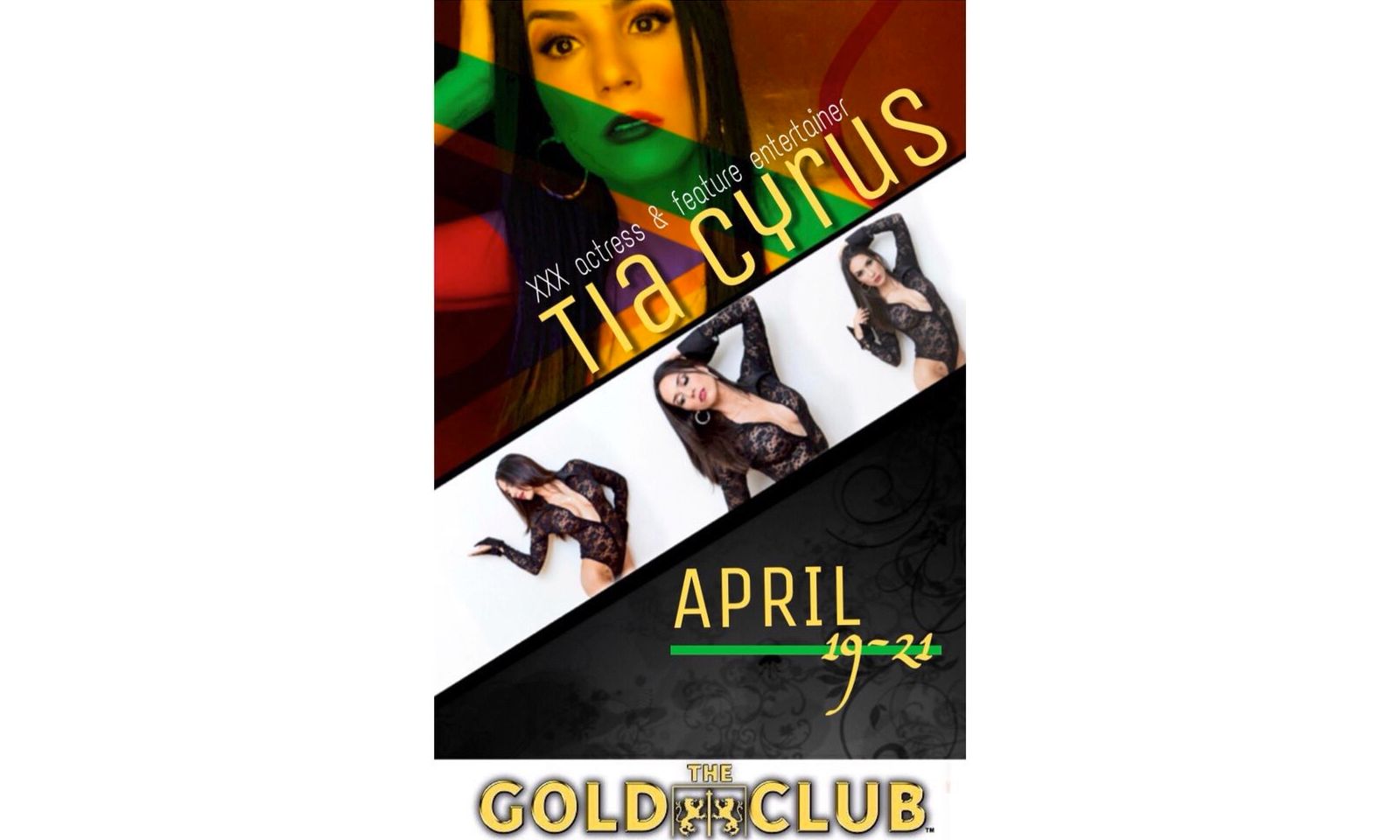 Tia Cyrus Dancing At Gold Club in Philly