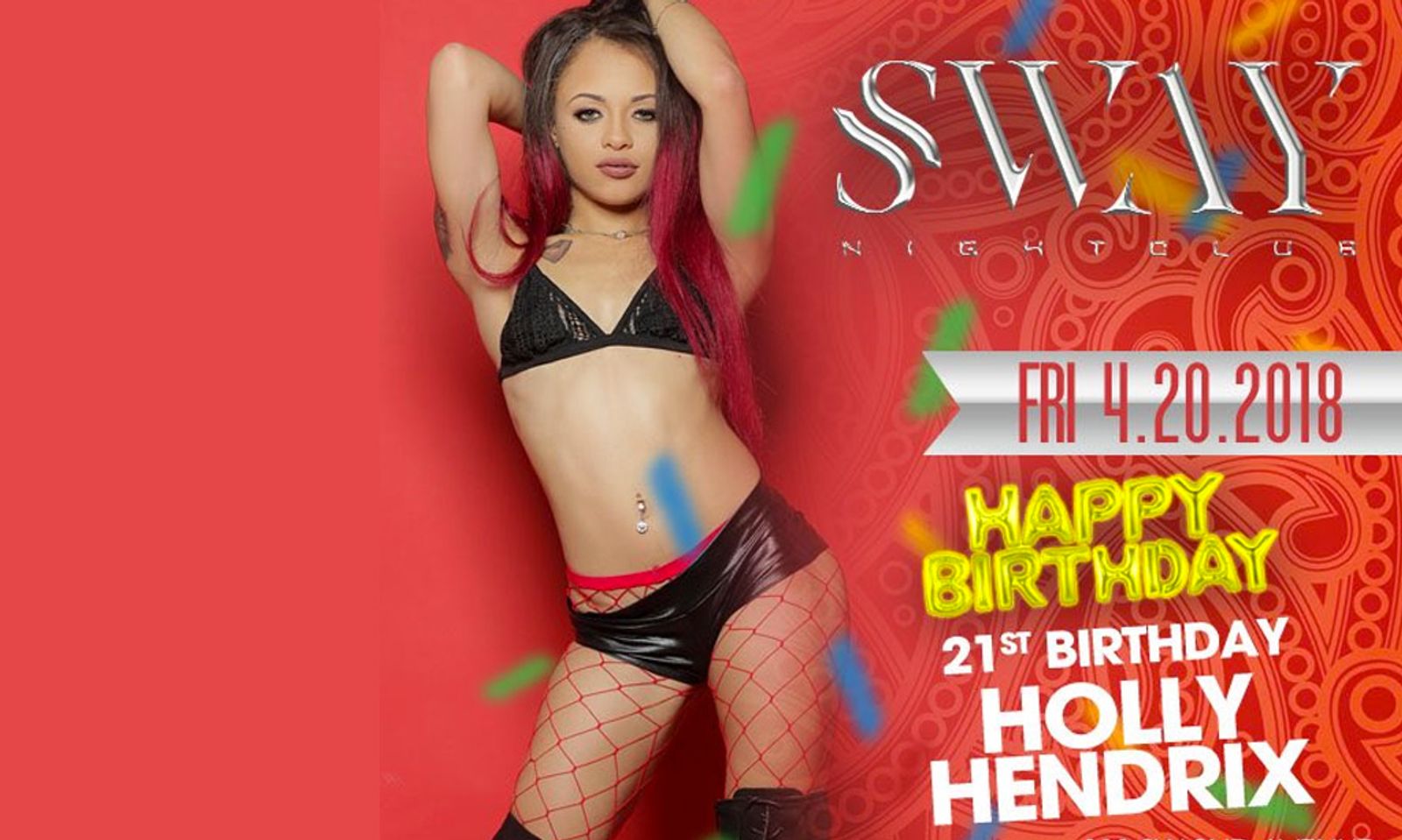 Holly Hendrix Celebrates 21st Birthday on 4/20