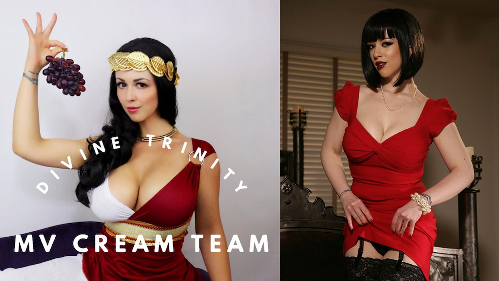 It's Larkin Love & Divine Trinity In ManyVids Cream Team Contest