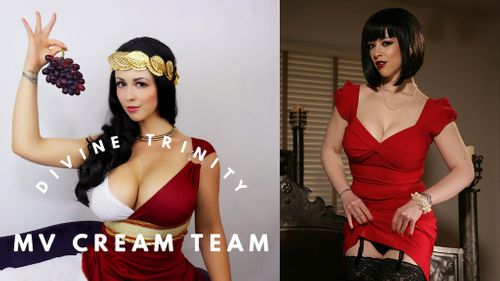 It's Larkin Love & Divine Trinity In ManyVids Cream Team Contest