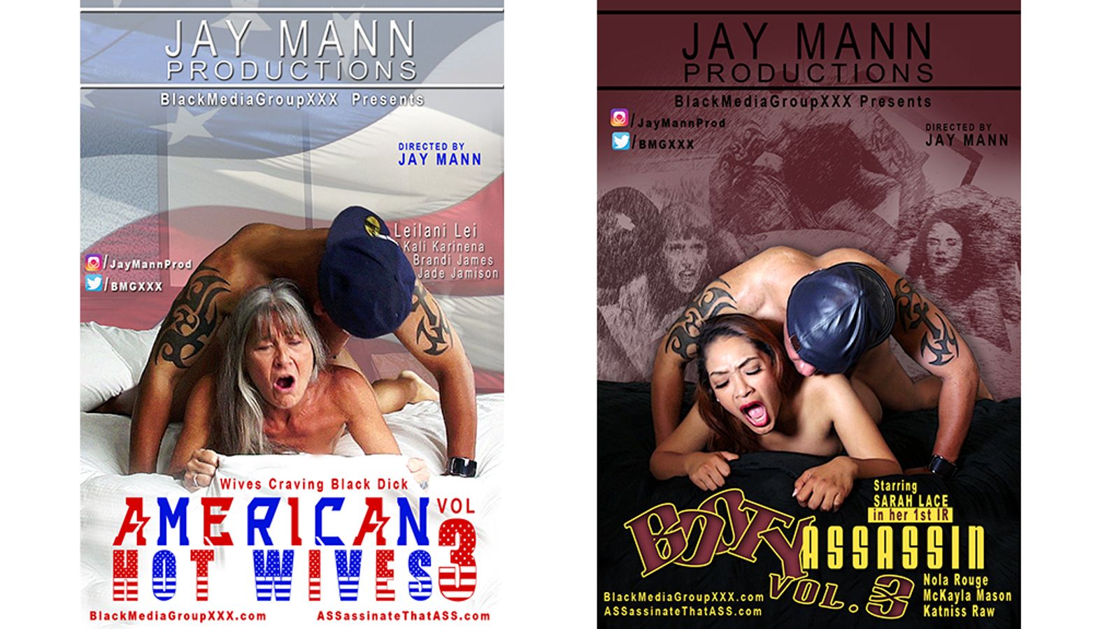 Jay Mann Releases New 'American Hot Wives 3' & 'Booty Assassin 3'