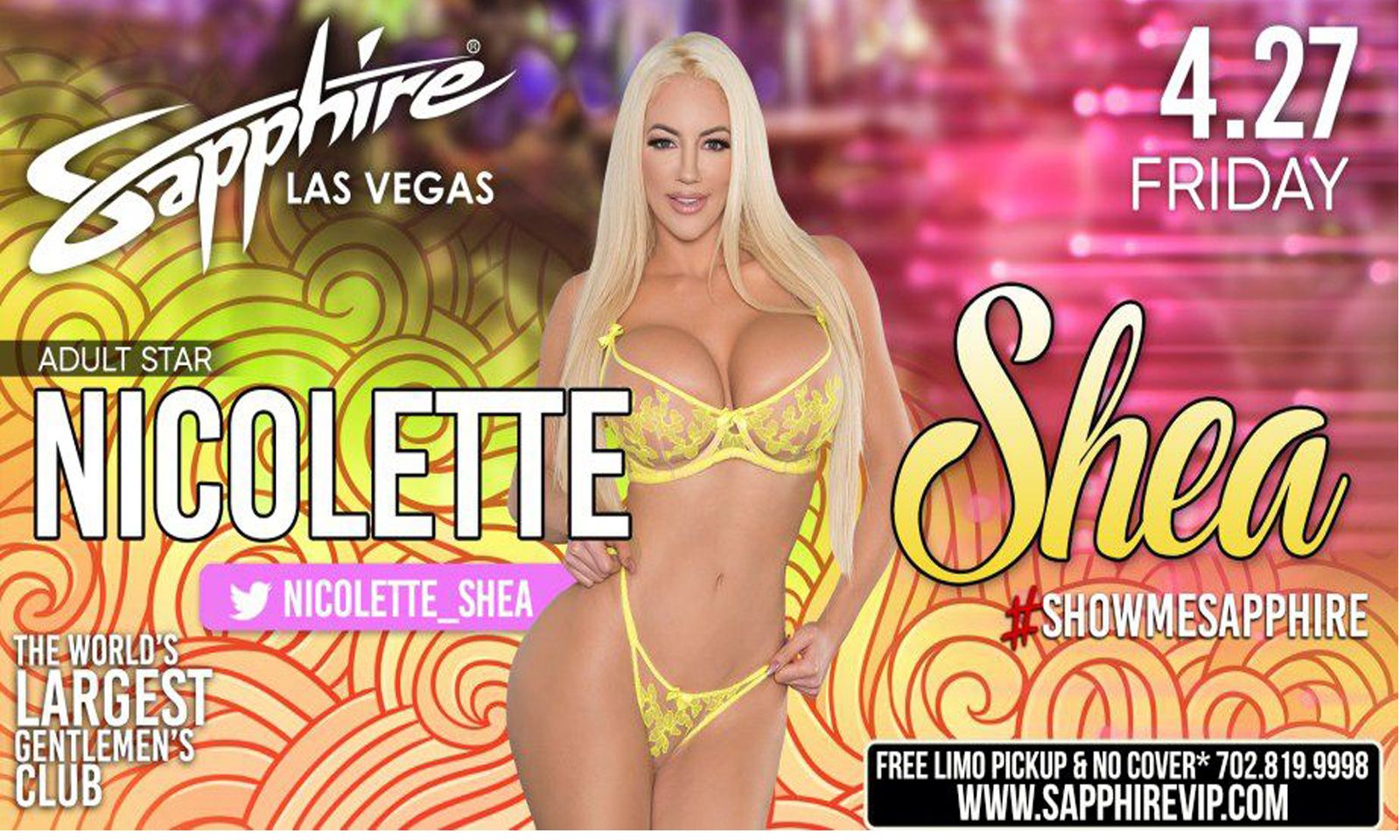 Nicolette Shea Heads to Sin City to Headline at Sapphire
