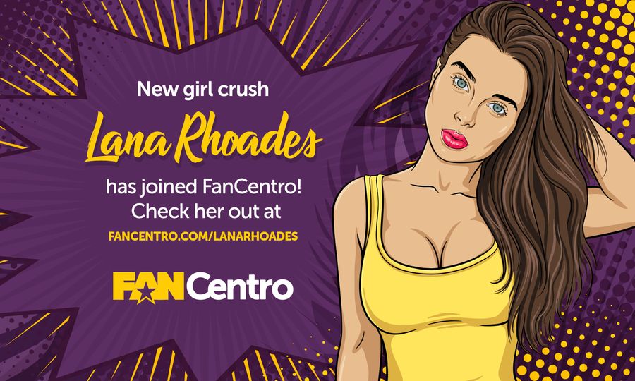 Lana Rhoades Takes The Plunge With FanCentro