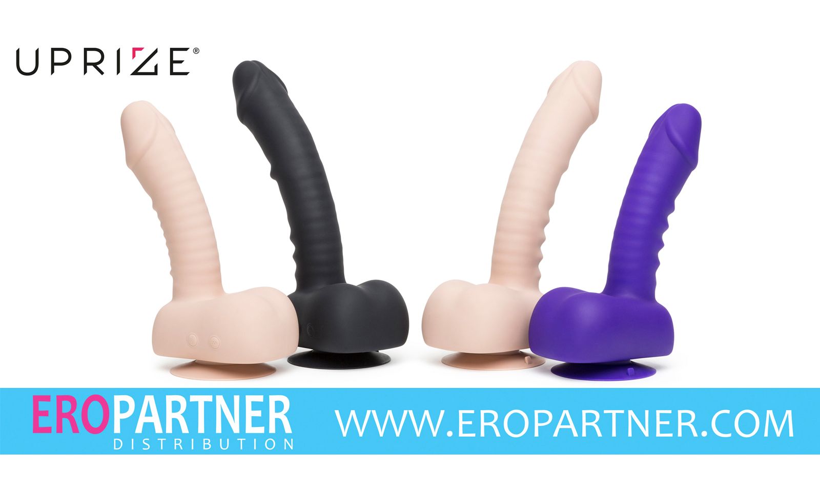 Remote Controlled Rising Vibrating Dildo Uprize Now at Eropartner