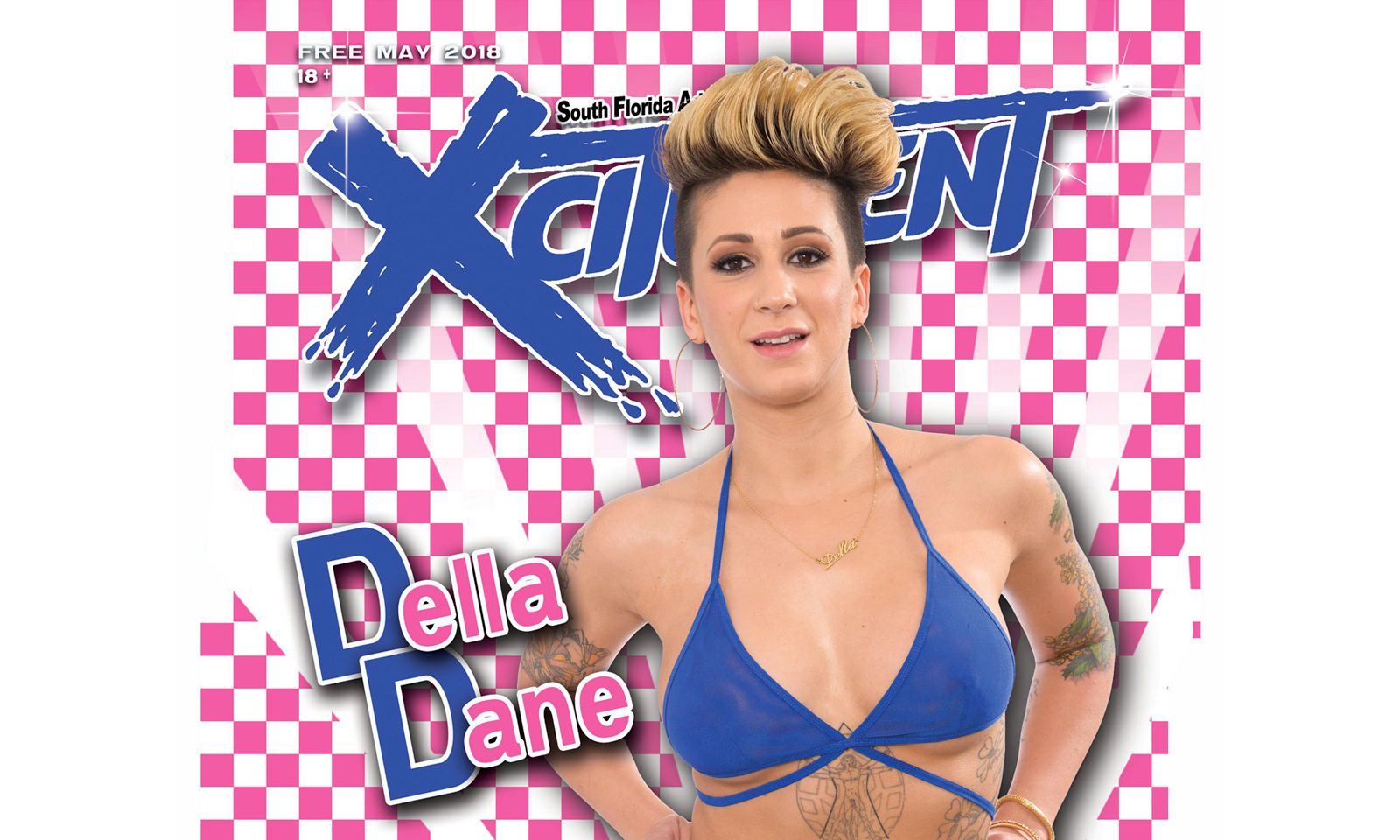 Xcitement Mag Features Della Dane on Cover, Inside