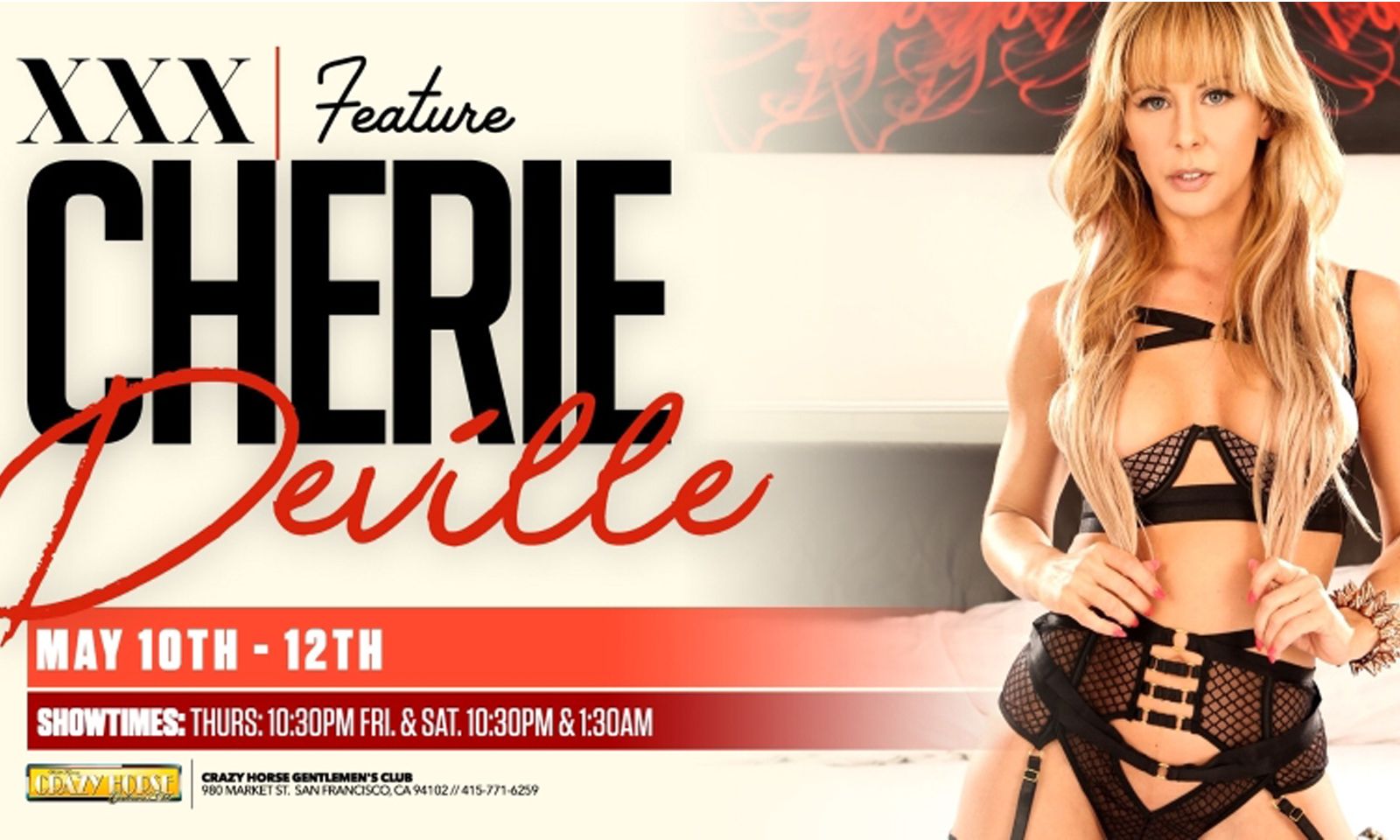 Cherie DeVille Featuring at Crazy Horse San Francisco