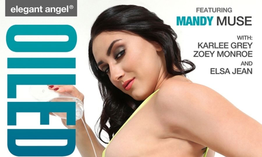Mandy Muse is Latest Elegant Angel Cover Girl in 'Oiled Up 5'