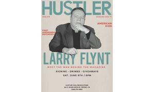 Larry Flynt Visiting Frenso Hustler Hollywood Store