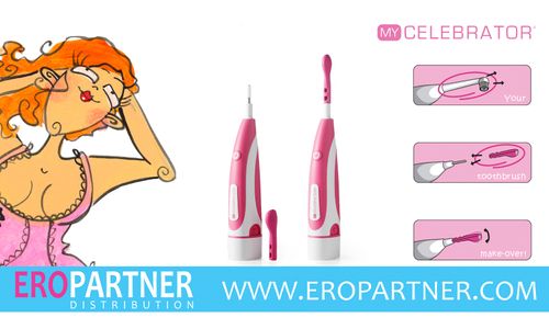 Improved Celebrator Toothbrush Vibrator Available At Eropartner