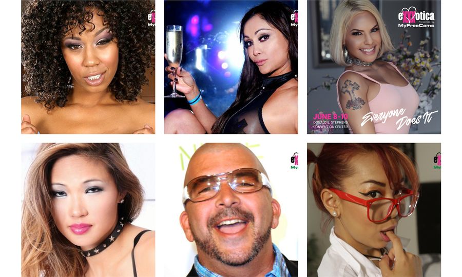 Galaxy Publicity Stars Appearing at Exxxotica Chicago 2018