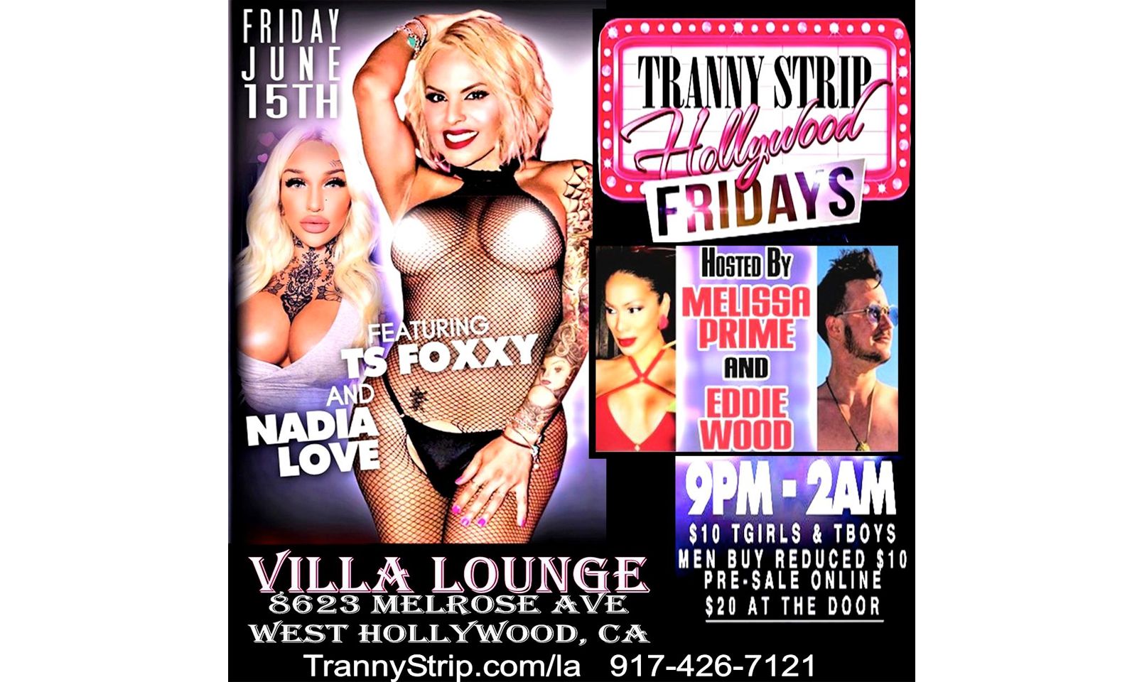 Foxxy Performing At Tranny Strip On Friday