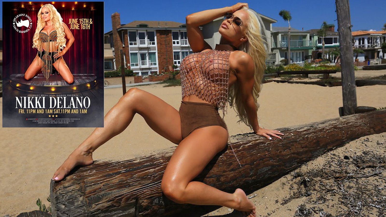 Nikki Delano To Feature at Spearmint Rhino in Santa Barbara, CA