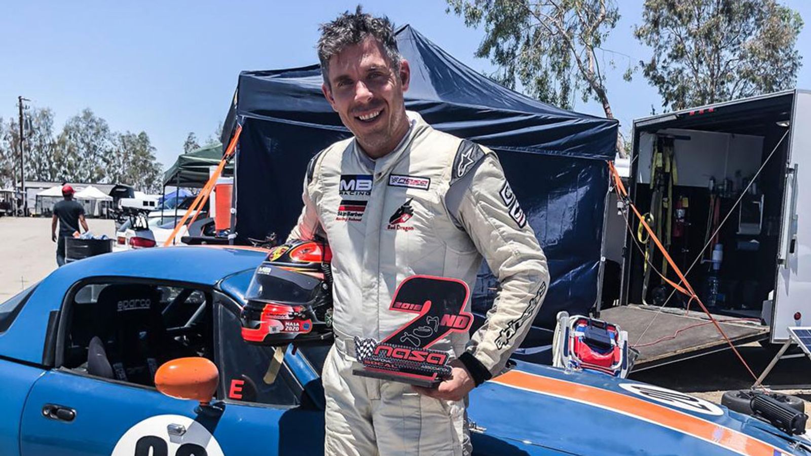 Mick Blue Places 2nd in Racing Event at Buttonwillow Raceway Park
