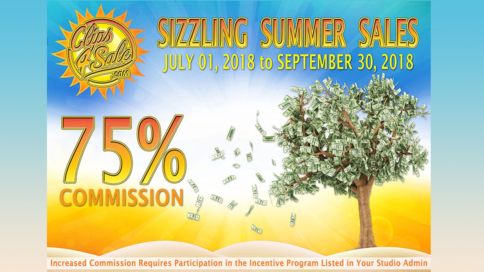 Clips4Sale Offering Summer Sales Incentive Program