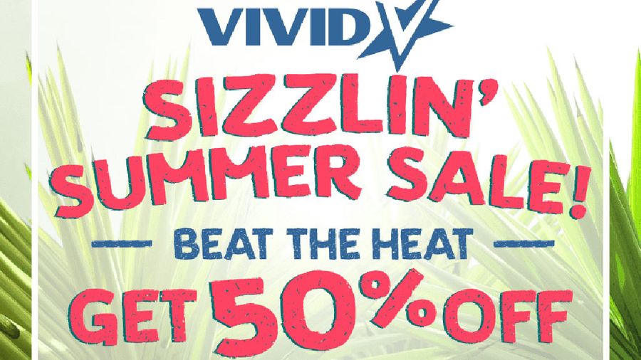 Vivid.com Offers Half-Off Sale August 9-16
