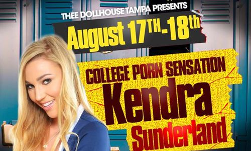 Kendra Sunderland to Dance at Thee Dollhouse Tampa