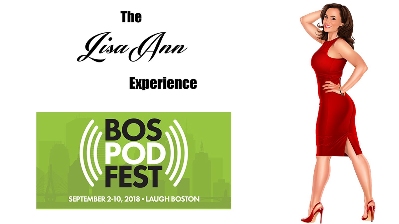 Lisa Ann to Appear on Boston PodFest Wednesday, September 5