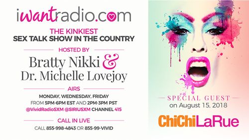 iWantRadio Welcomes Chi Chi LaRue Today