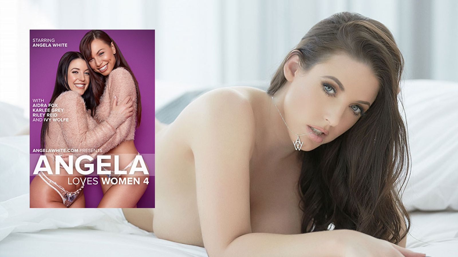 Angela White Stars in All-Girl Showcase 'Angela Loves Women 4'