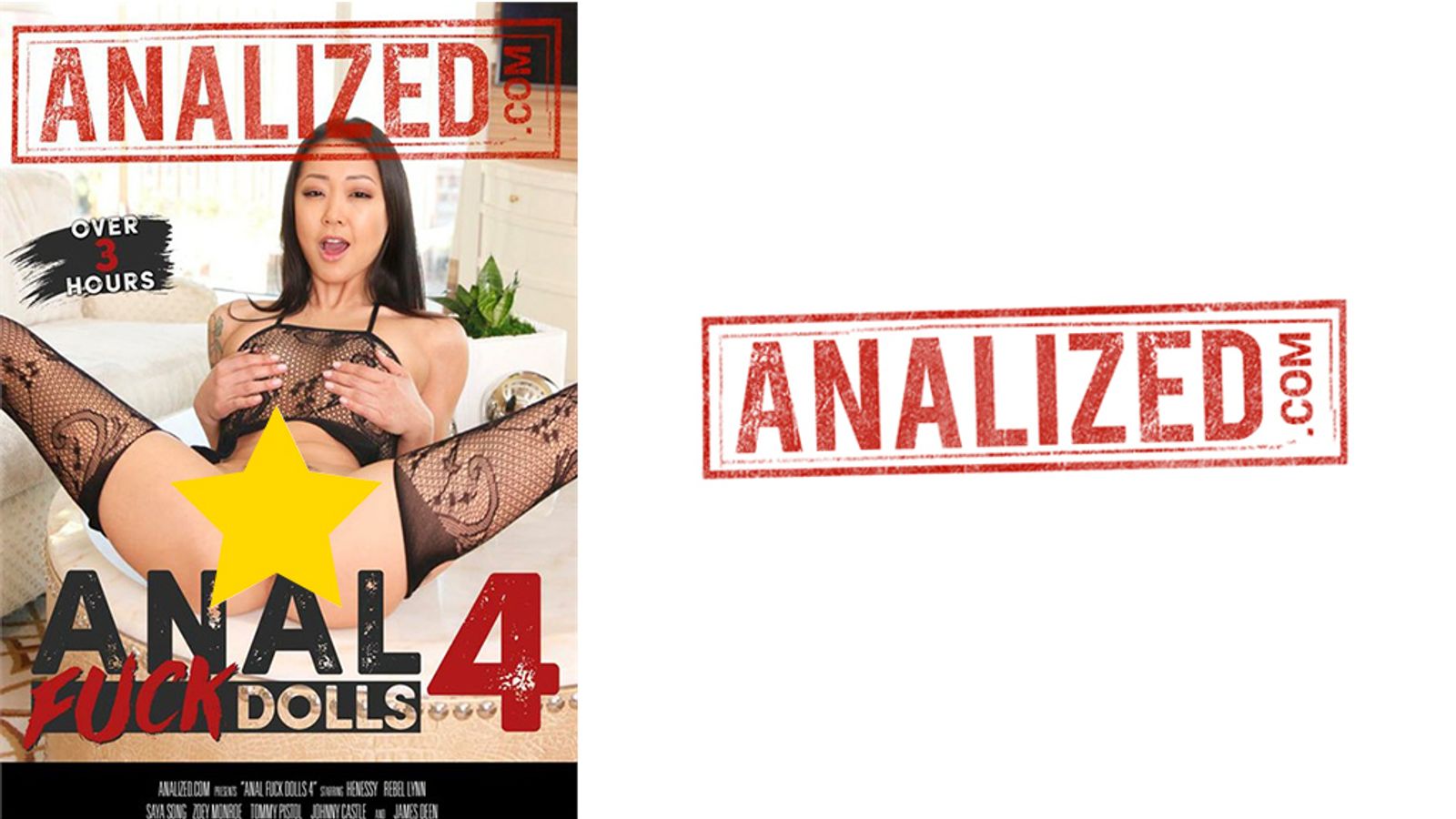 Saya Song Shows It All On The Cover of 'Anal Fuck Dolls 4'